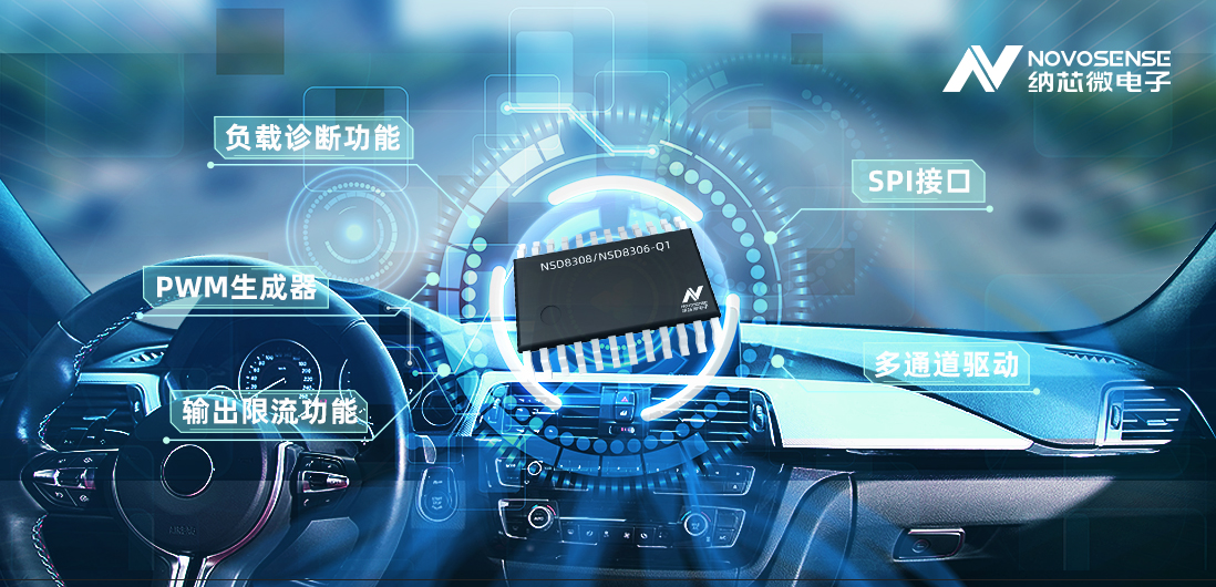 fun88乐天使全新发布40V车规级多通道半桥驱动NSD830x-Q1！